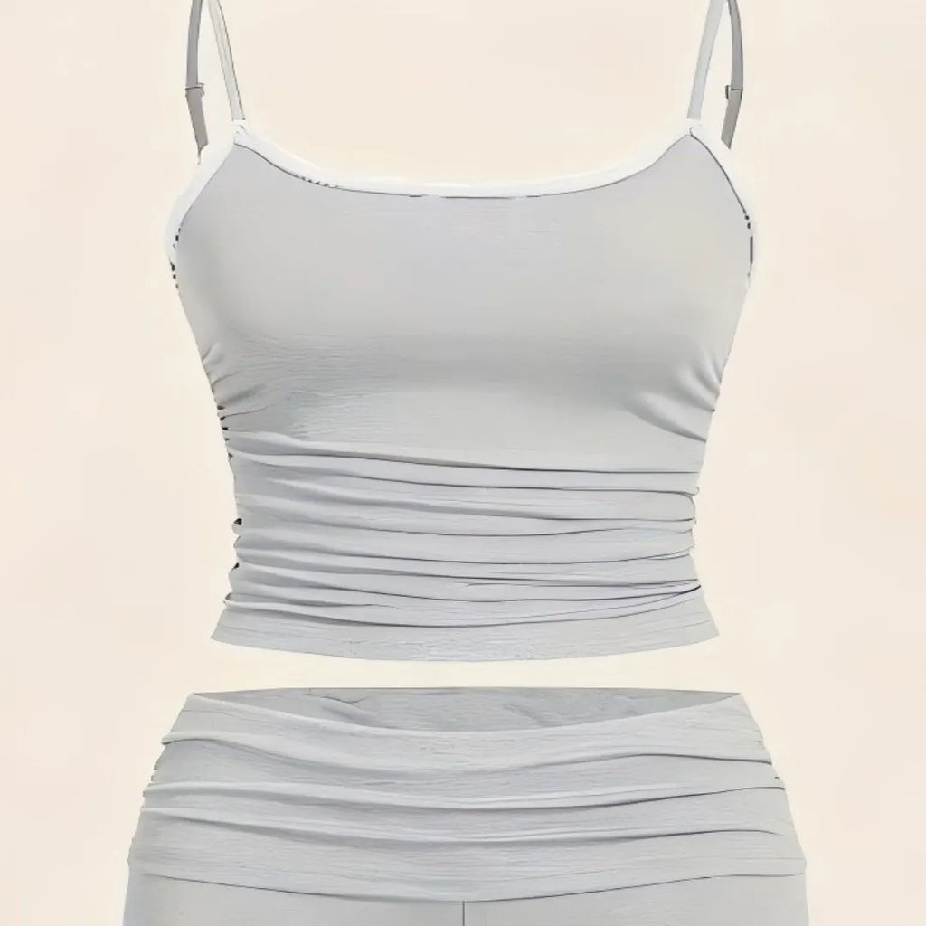Grey Comfy Plus Size Lounge Set