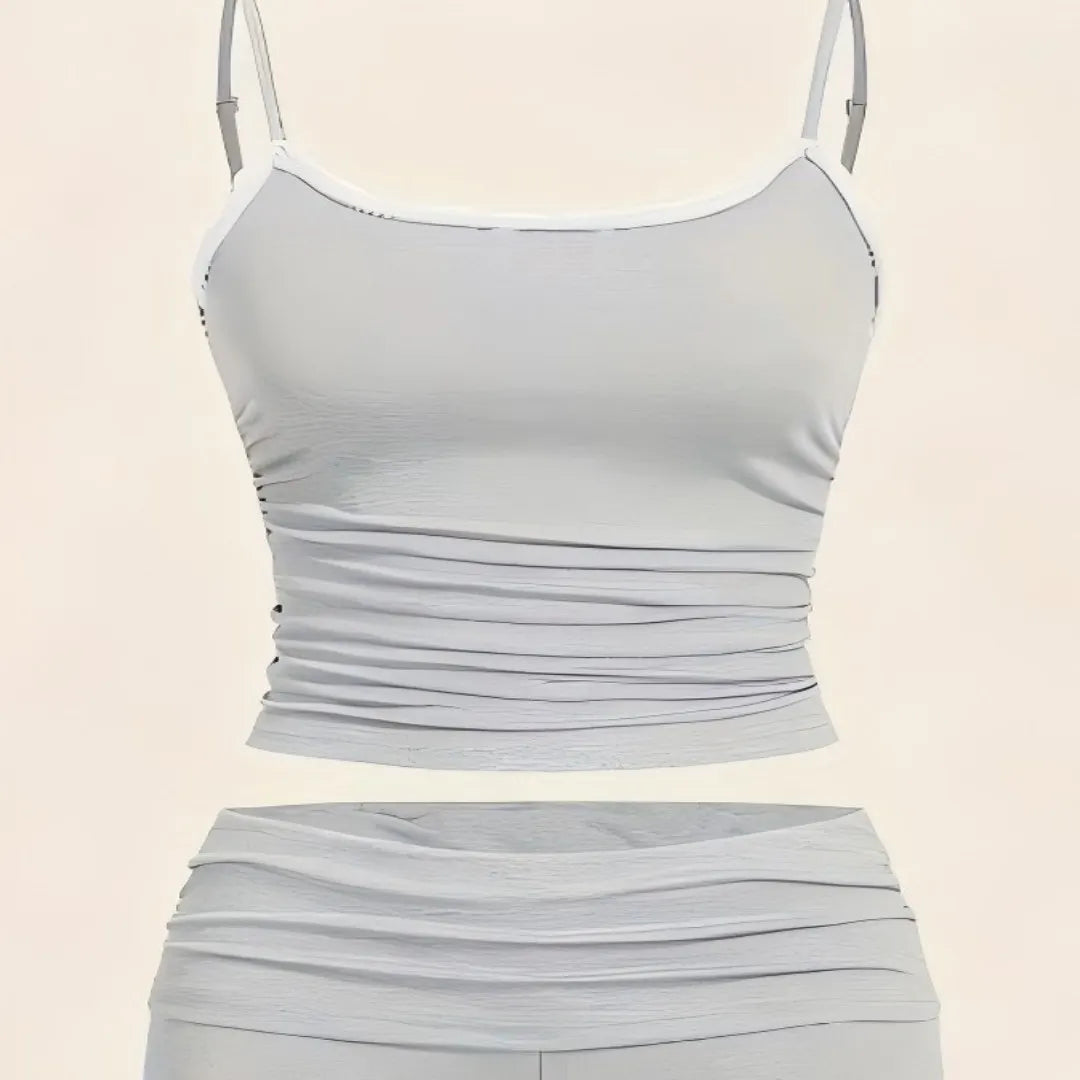 Grey Comfy Plus Size Lounge Set
