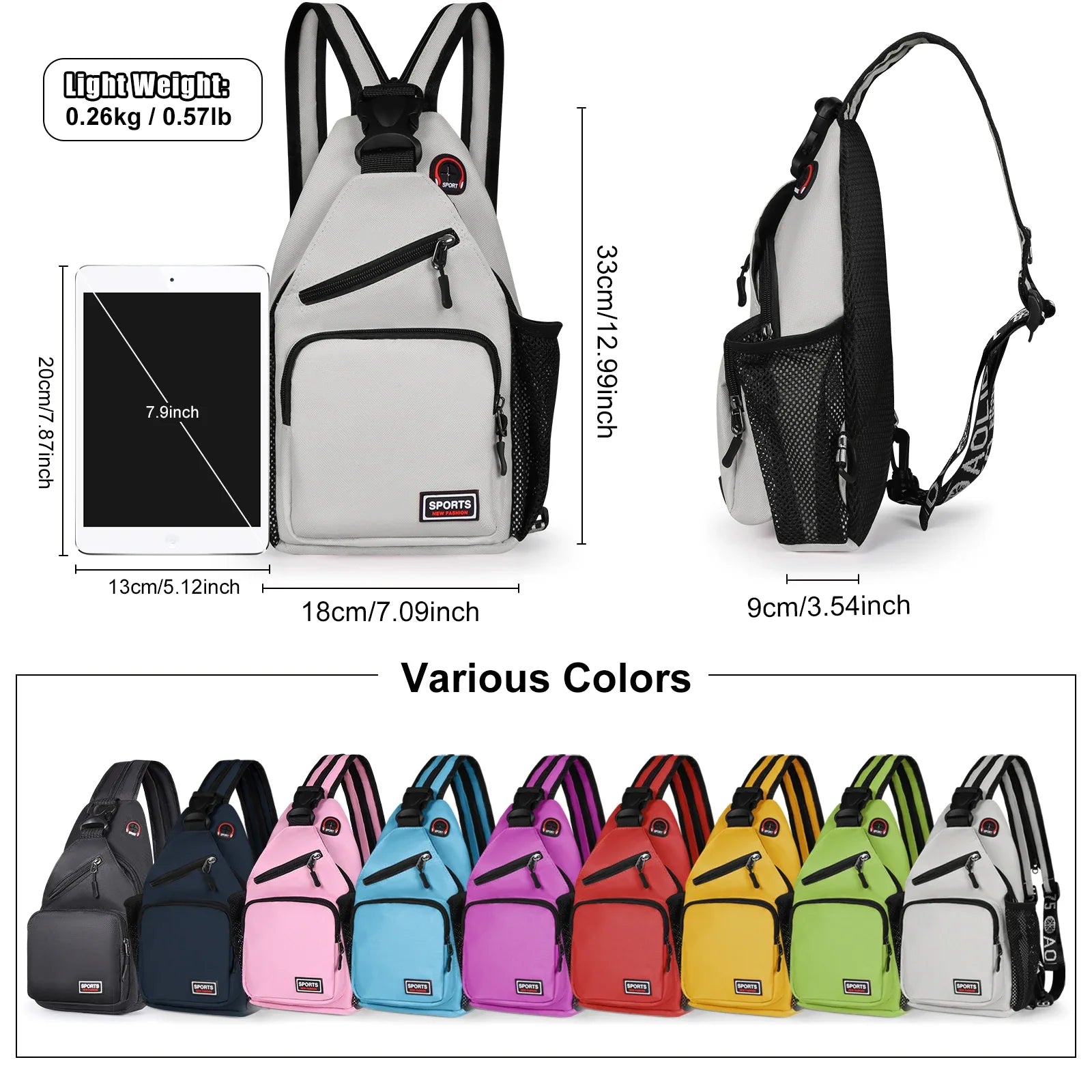 Trendy Crossbody Shoulder Bag