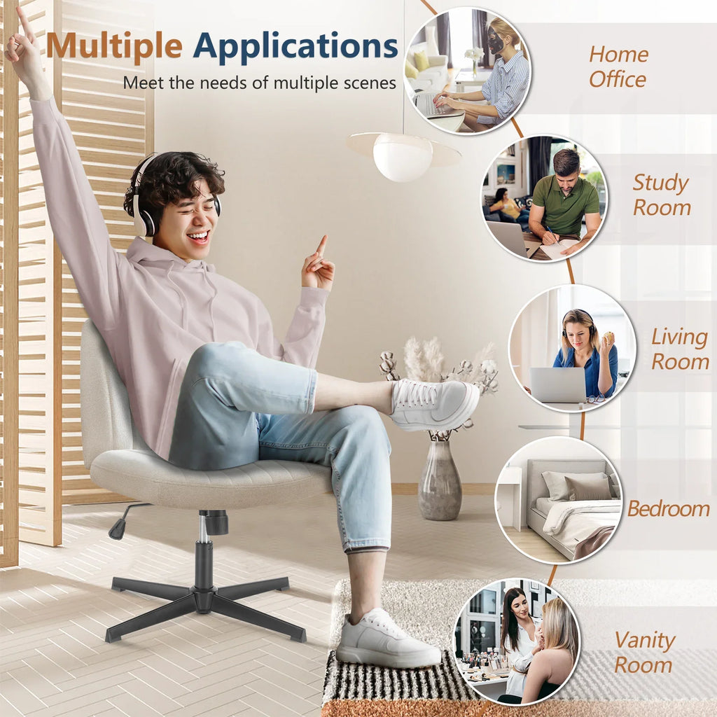 Cozy Cross-Legged Rocking Chair