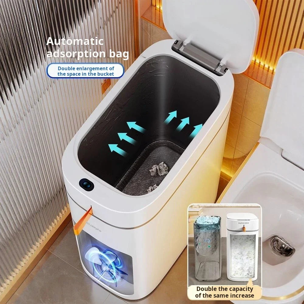 Smart Bathroom Trash Bin