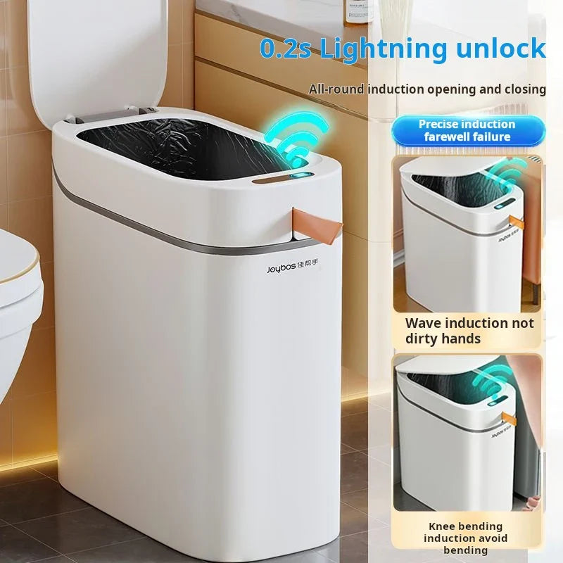 Smart Bathroom Trash Bin