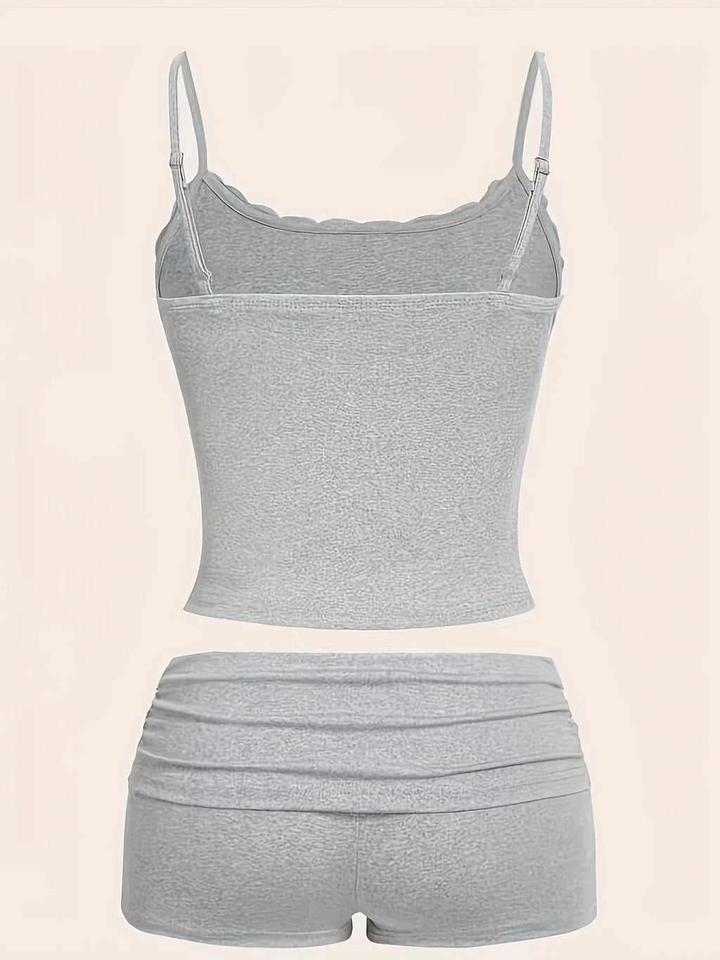 Grey Comfy Plus Size Lounge Set