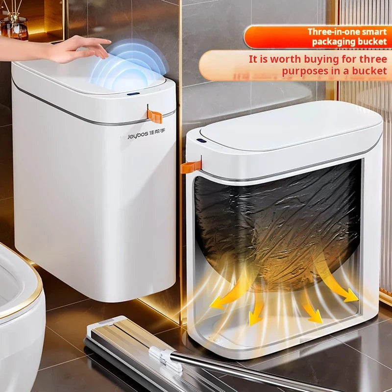 Smart Bathroom Trash Bin