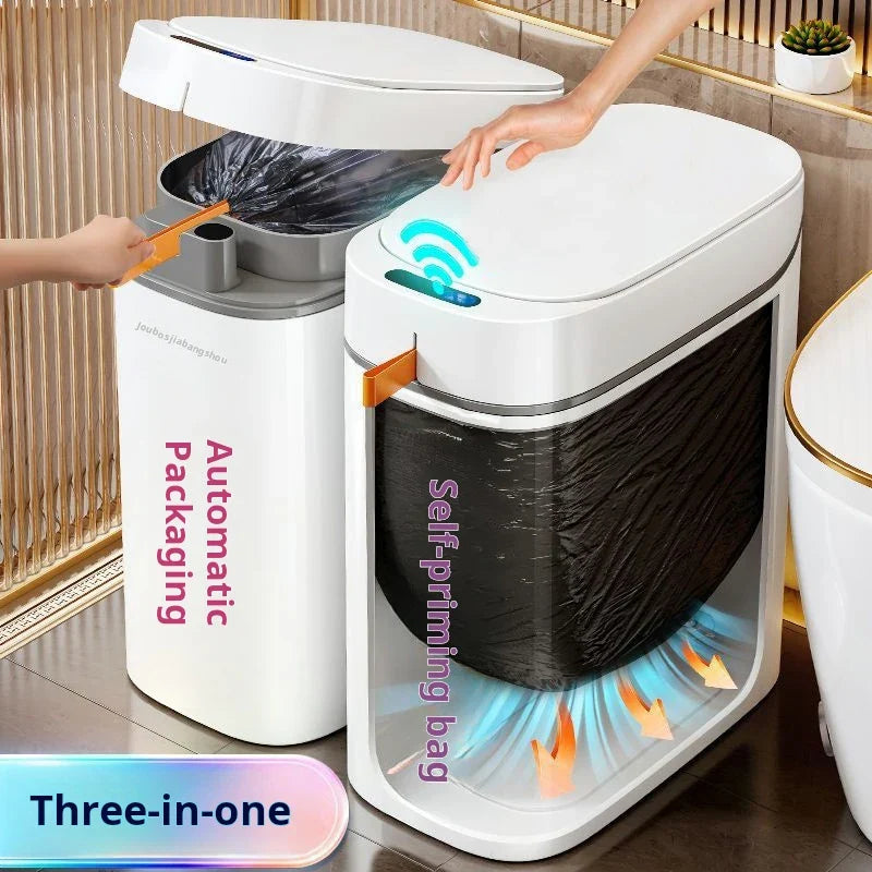 Smart Bathroom Trash Bin