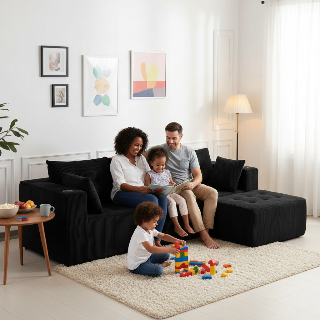 Cozy Cloud Sectional Sofa Couch