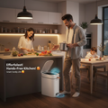 Smart Bathroom Trash Bin